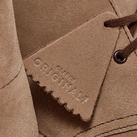 clarks desert boots wolf suede main image 5